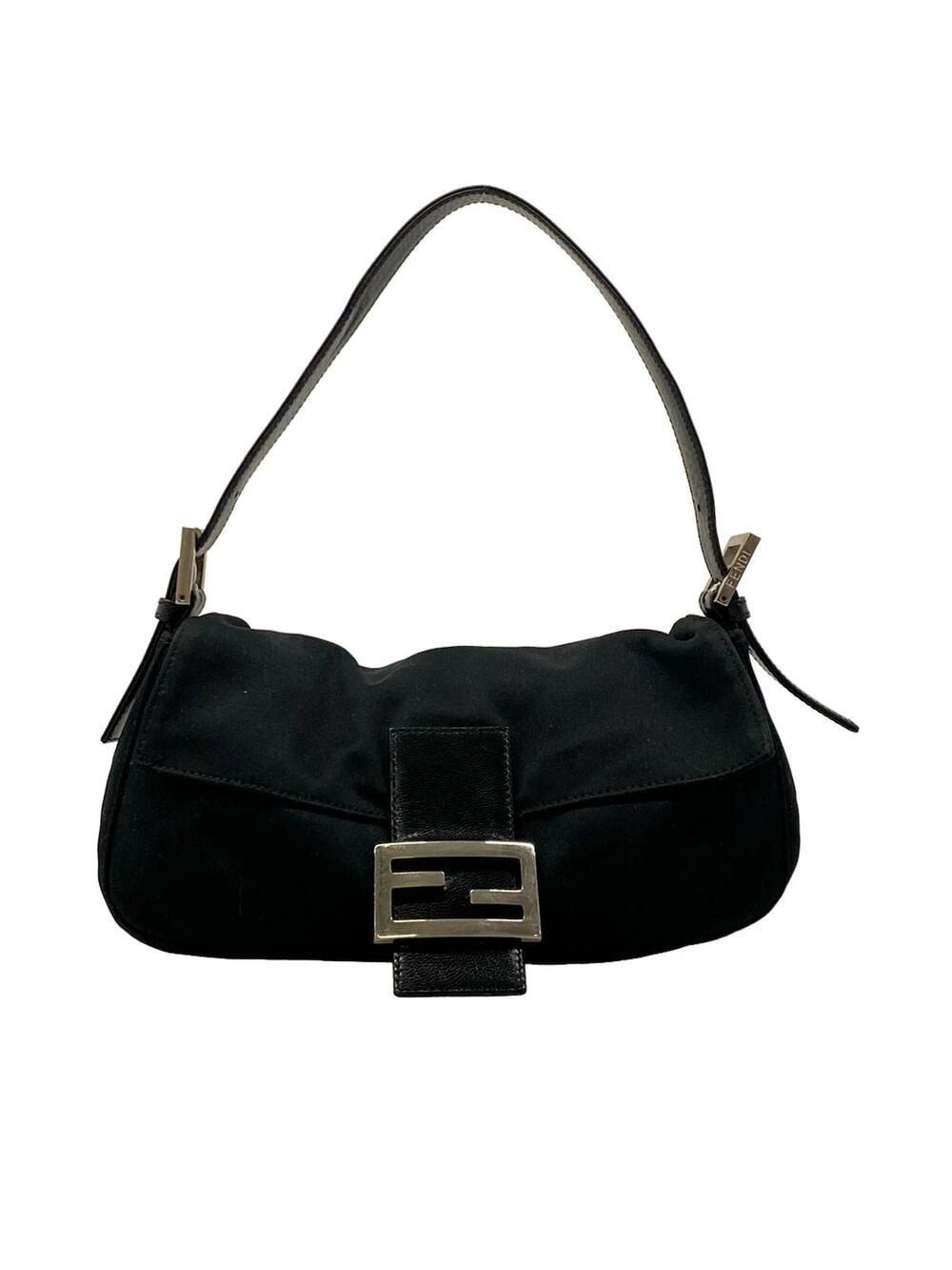 Fendi Mama Bucket Black Nylon Shoulder #351595F17B